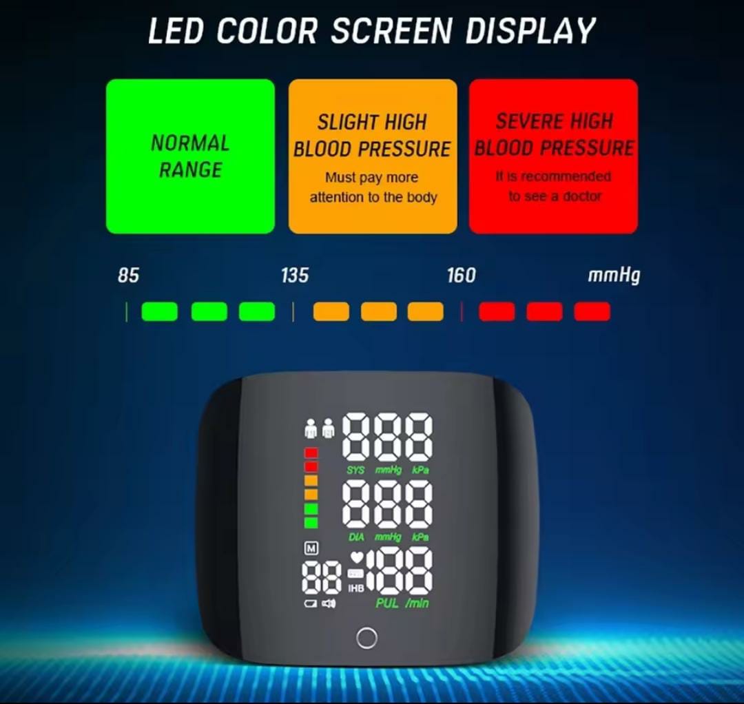 Wrist Electronic BP Monitor
